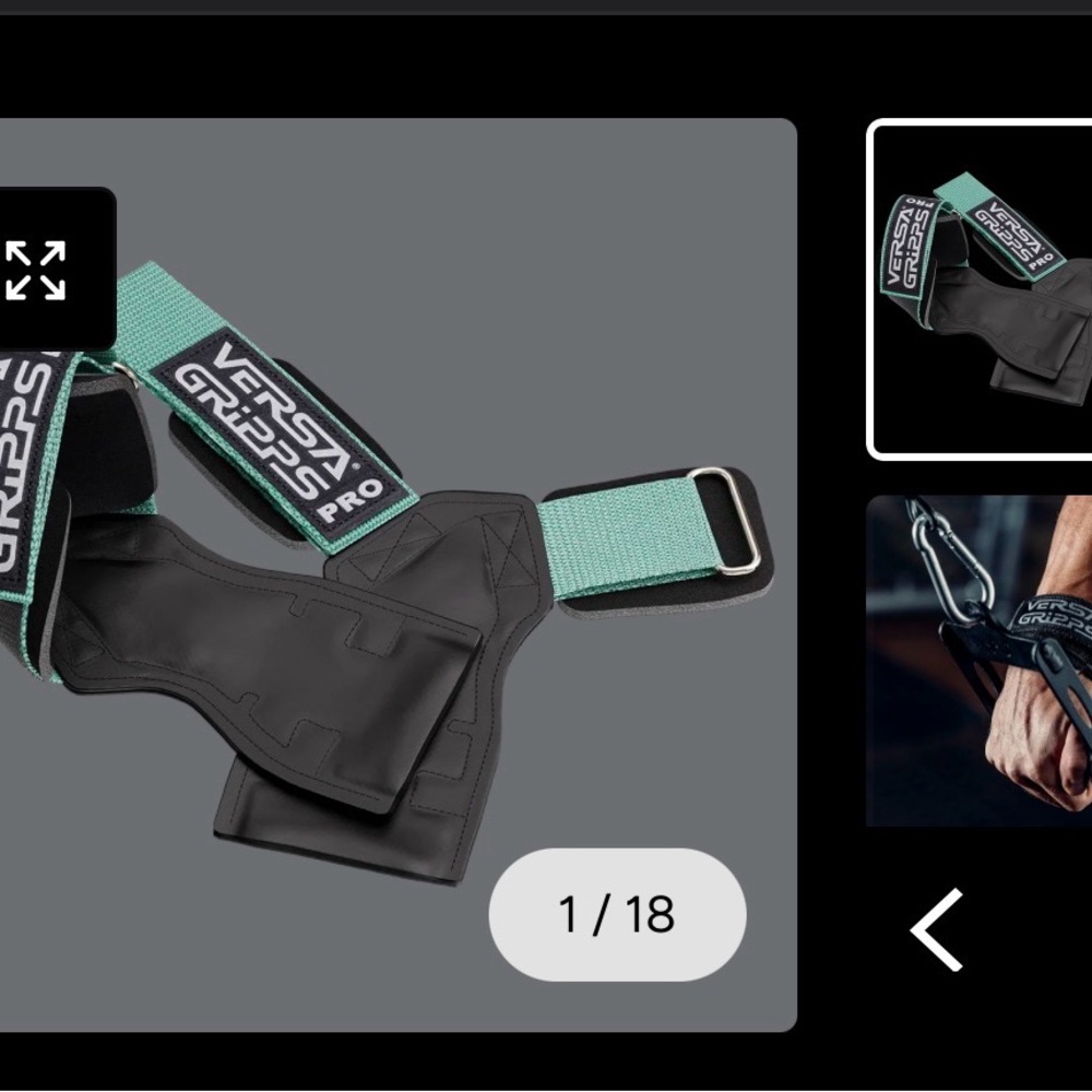 Versa Grips Pro Wrist Straps - XS  Mint - Picture 5 of 8